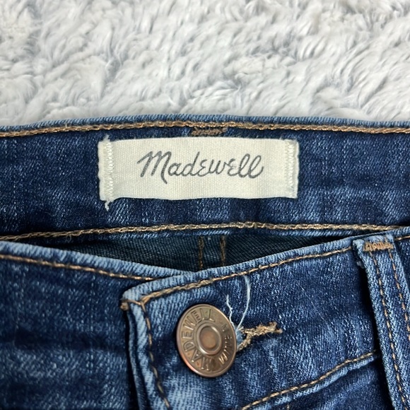 Madewell 10” High Rise Skinny Blue Denim Waist 31 - Picture 10 of 11